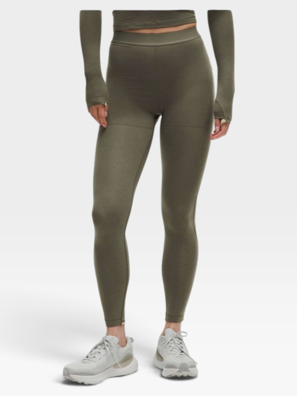 Lululemon High-Rise Base Layer Tight 28” Size 8 Army Green Compass Khaki NWT